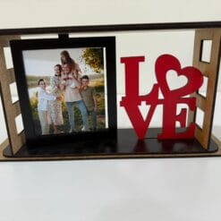 Kişiye Özel LOVE Ahşap Çerçeve | Dekoratif Fotoğraf Çerçevesi - Linna’dan Hediyelik